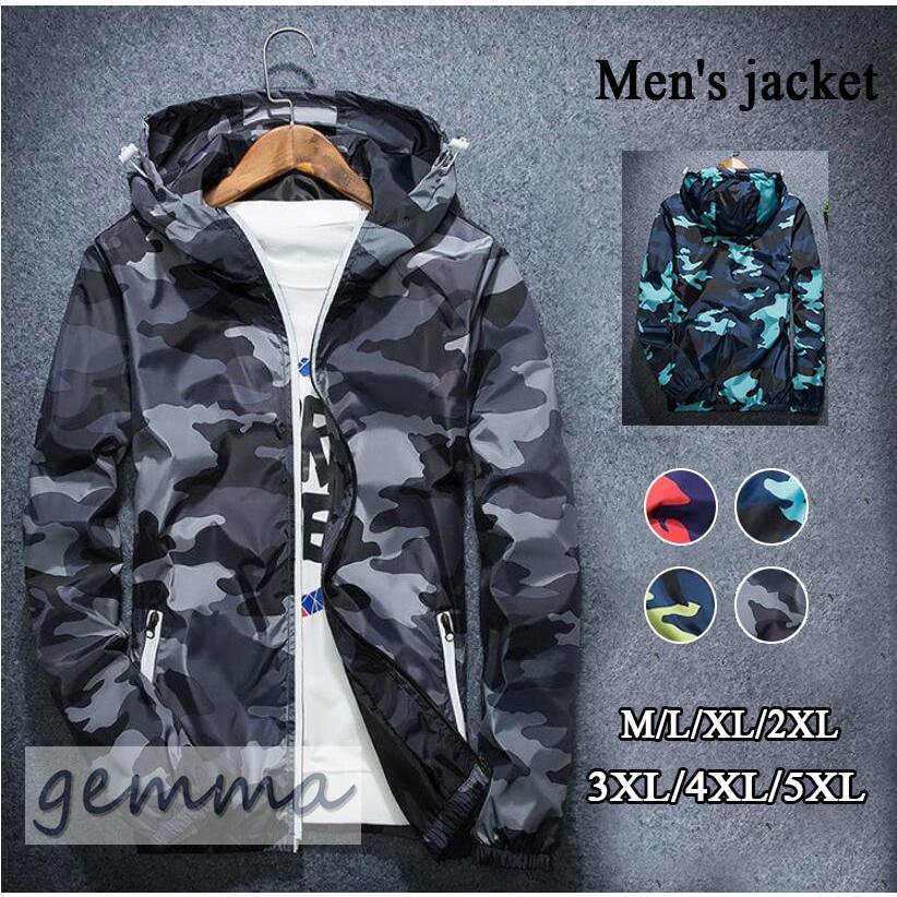 ウインドブレーカー メンズ 迷彩柄 ジャンパー マウンテンパーカー メンズジャケット 薄手 ライトアウター ジップパーカーブルゾン カジュアル オシャレ 防風 限定価格セール