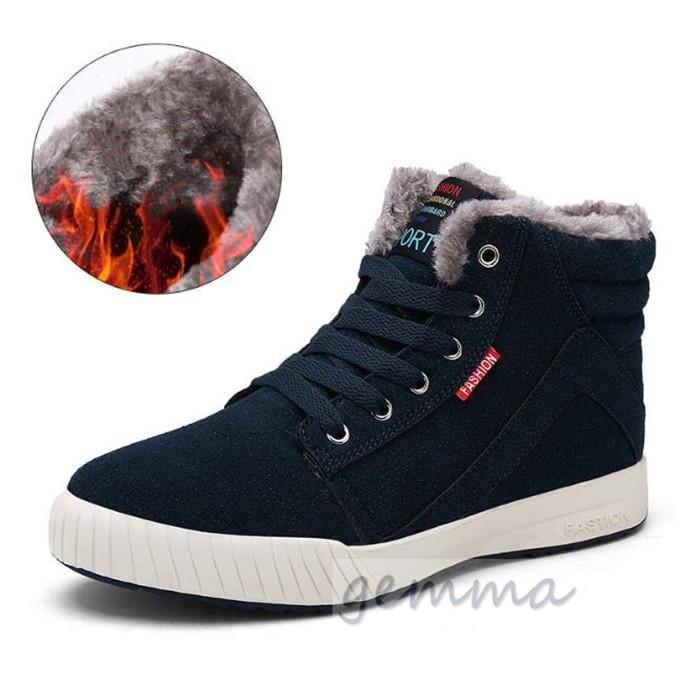 スニーカー 裏起毛 メンズ スポーツ 運動靴 カジュアル 登山 スノーシューズ スノーブーツ ムートンブーツ 冬用スニーカー Mai 1 Gemma 通販 Yahoo ショッピング