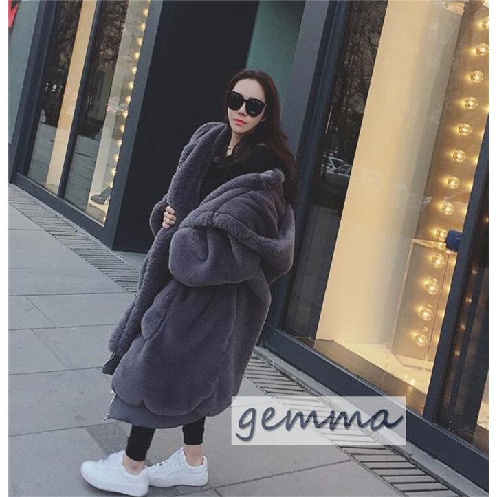 ムートンコート 暖かい ロング丈 ふわふわ ボリュームファーコート