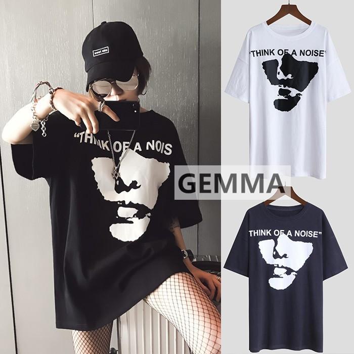 ロングシャツ Tシャツ 欧米風 シャツワンピース トップス ゆったり シンプル Tシャツ 五分袖 綿 コットン 春夏 部屋着 レディースファッション Mai 2603 Gemma 通販 Yahoo ショッピング