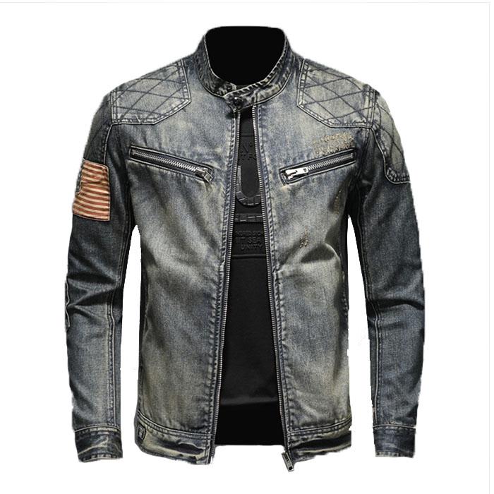 デニムジャケット メンズ Gジャン ダメージ ビンテージ加工 デニム