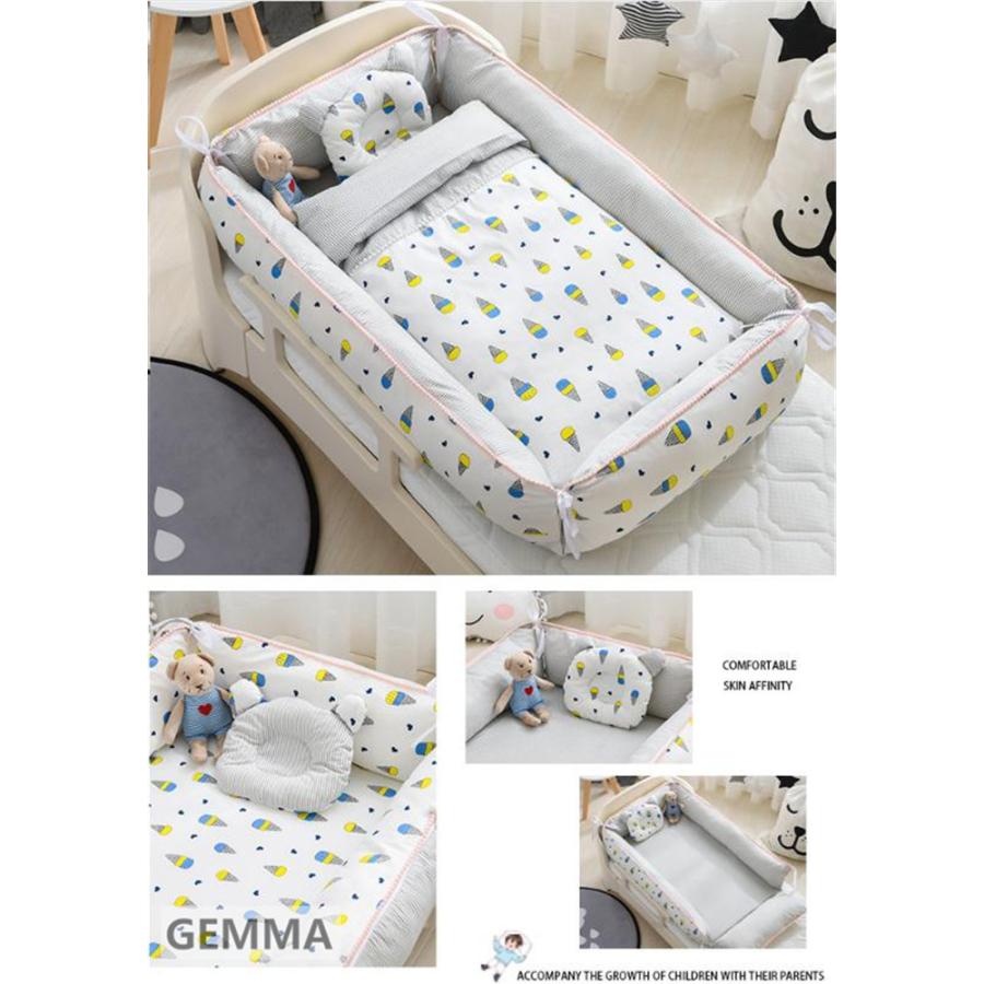 今月限定 特別大特価 ベビーベッド 枕 布団付き セット 折りたたみベッド 新生児用寝具 添い寝ベッド 女の子 男の子 赤ちゃん 新生児ベッド 洗濯可能 転落防止 出産祝い プレゼント 新品即決 Kwsrbd Com