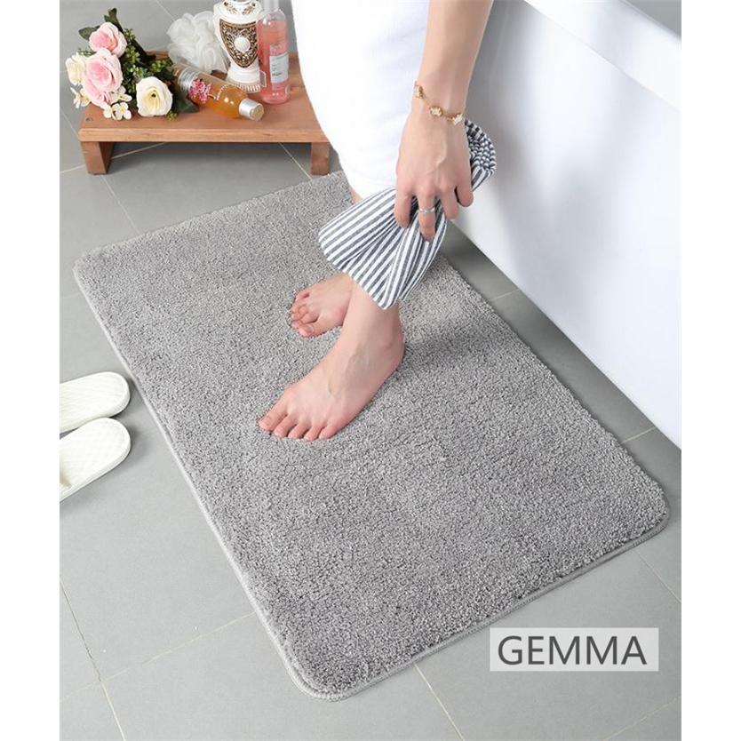 バスマット 足ふきマット 無地 吸水 速乾 抗菌 防臭 ふわふわ