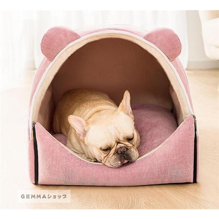 ペットハウス ペットベッド ネコ 猫ハウス 犬 ドーム型 小型犬 中型犬