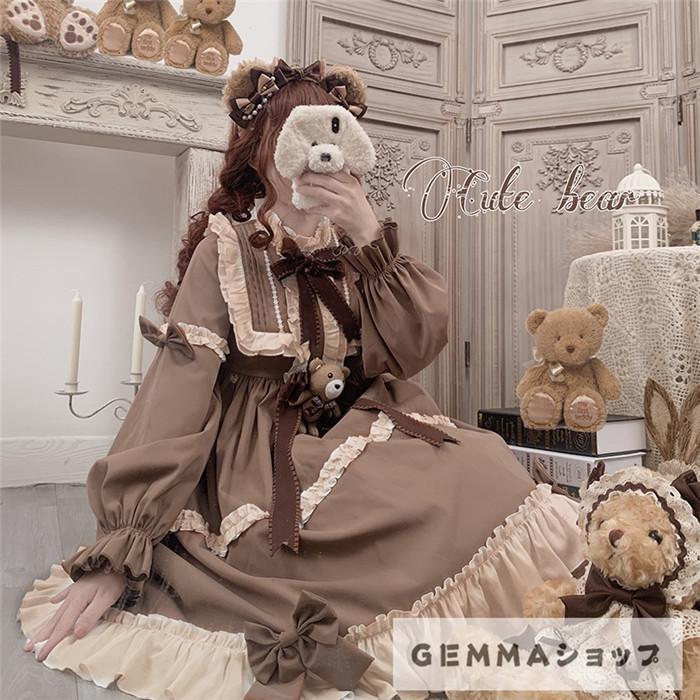 ワンピース 二次元 Op ロリータ風ワンピ 仮装 コスプレ 可愛い Lolita Lolita キャラメル 少女 異国 童話 お茶会 遊園地 Mai 6135 Gemma 通販 Yahoo ショッピング
