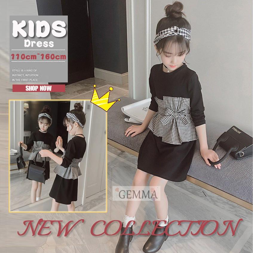 子供服 ワンピース キッズ 女の子 秋着 長袖 ワンピース 膝丈 子供ドレス Dress 韓国子供服 ジュニア ベルト付き カジュアル おしゃれ 可愛い 新品 My 6 Gemma 通販 Yahoo ショッピング