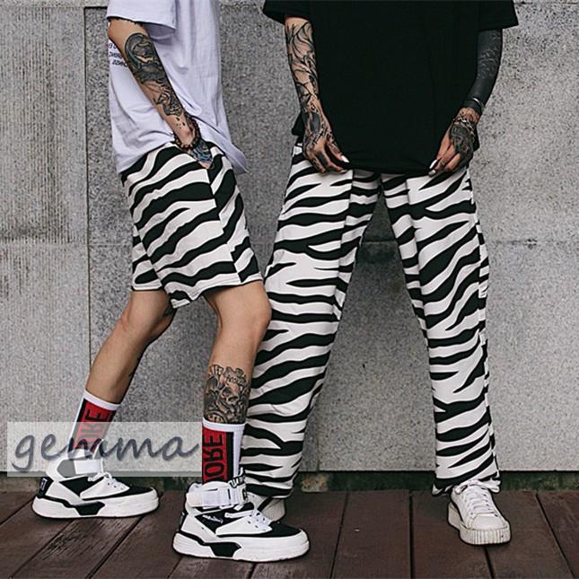 レディース ゼブラ柄 ゴムパンツ 原宿系 ファッション 派手 個性的 ダンス 衣装 コスチューム ヒップホップ 韓国 大きいサイズ Qaz64 Gemma 通販 Yahoo ショッピング