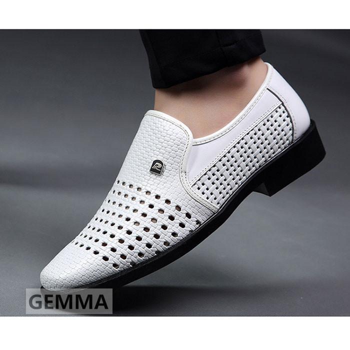 即納 ビジネスシューズ 本革 メッシュ 通気性 メンズ 蒸れない 革靴