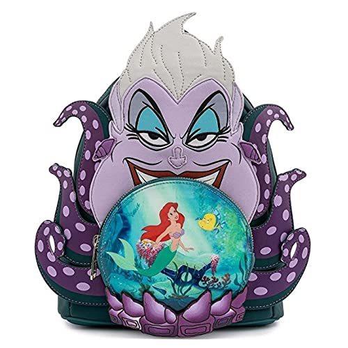 Loungefly メンズファッション ラウンジフライ ヴィランズ ウルスラ リトルマーメイド かばん並行輸入 リュック リュックサック デイパック リュックサック バックパック 悪役 ディズニー 悪役