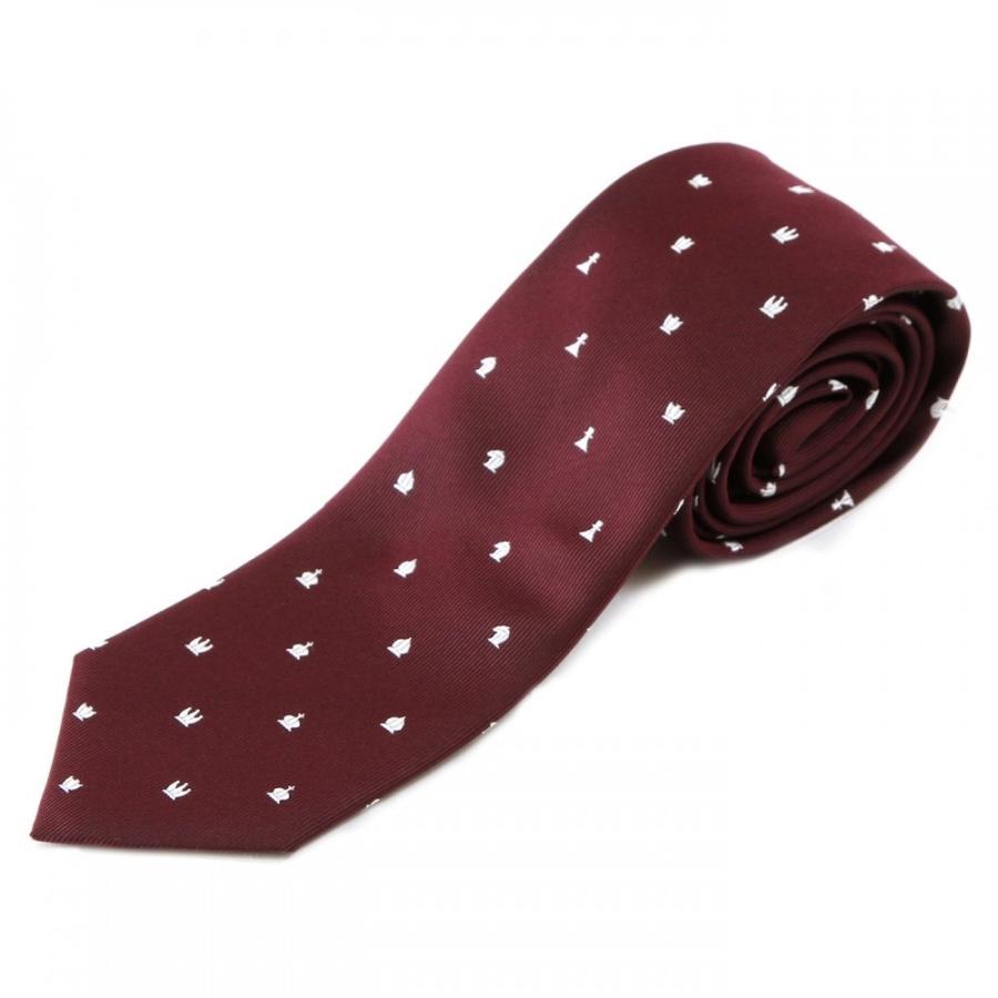 FORTUNA Tokyo フォーチュナトウキョウ ネクタイ 西陣織 シルク 06. ザ・ゲーム チェス 小紋柄