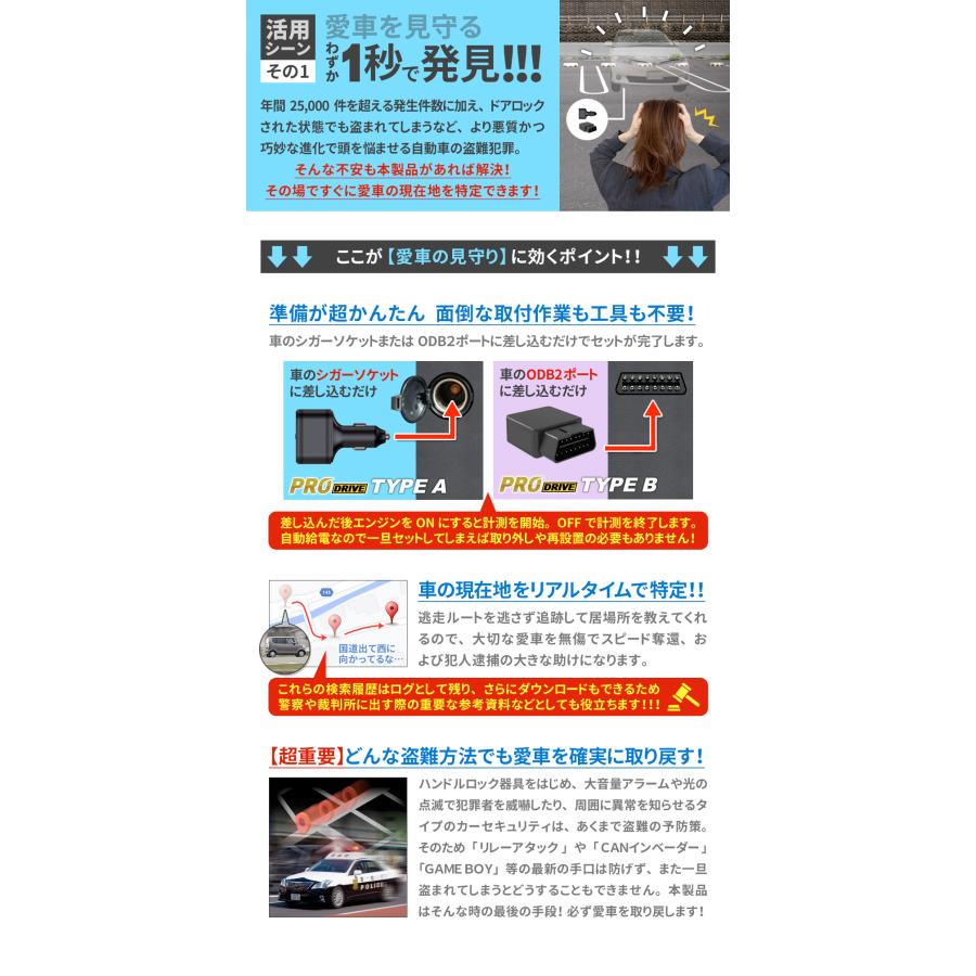 4G GPS発信機 GPS 追跡 GPS発信機 車 OBD 盗難防止 小型 リアルタイム 契約不要 【30