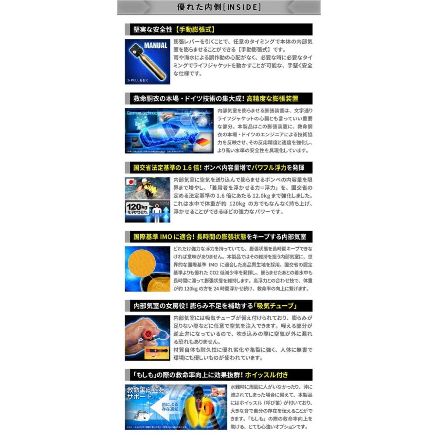 ライフジャケット 救命胴衣 ベルト ウエスト 手動膨張式 ライジャケ 防災 ライフベスト Klj Wm 総合卸問屋fortune 通販 Yahoo ショッピング