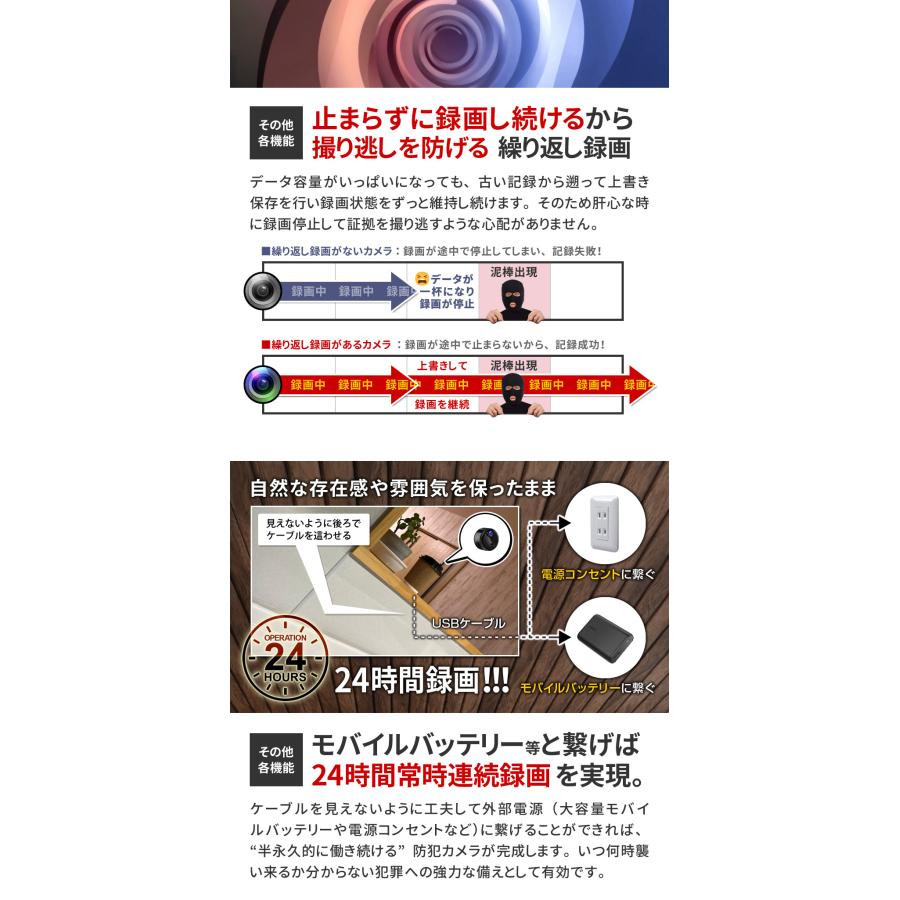 防犯カメラ 小型カメラ 遠隔操作 iphone 2K高画質 スマホ連動 wi-fi 暗