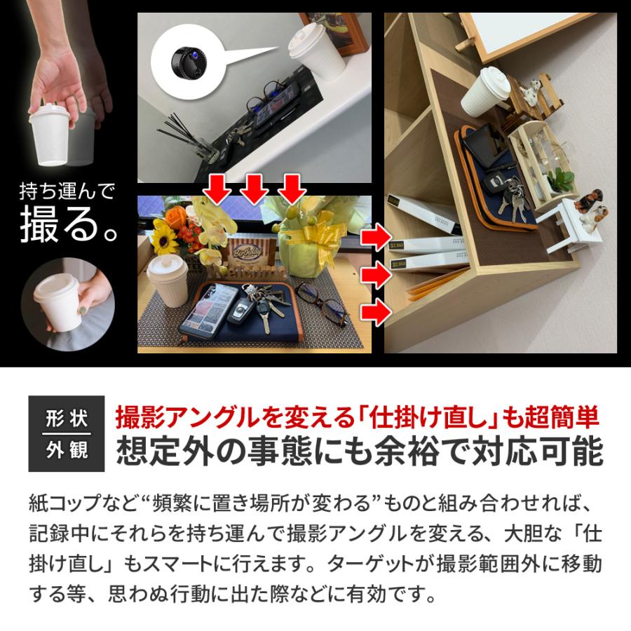 防犯カメラ 小型カメラ 遠隔操作 iphone 2K高画質 スマホ連動 wi-fi 暗
