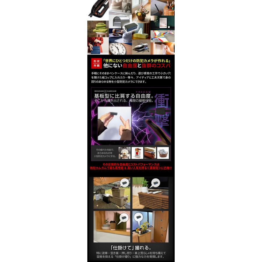 防犯カメラ 小型カメラ 遠隔操作 軽量18g 超簡単操作 動体検知 暗視