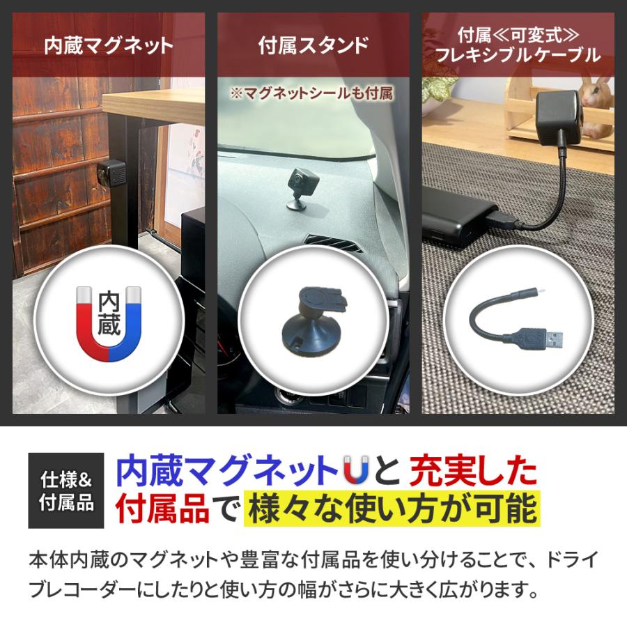 防犯カメラ 屋内 家庭用 見守りカメラ wifi 遠隔操作 スマホ連動 録画