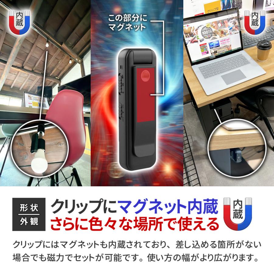 防犯カメラ 屋内 家庭用 見守りカメラ 録画 小型カメラ クリップ付