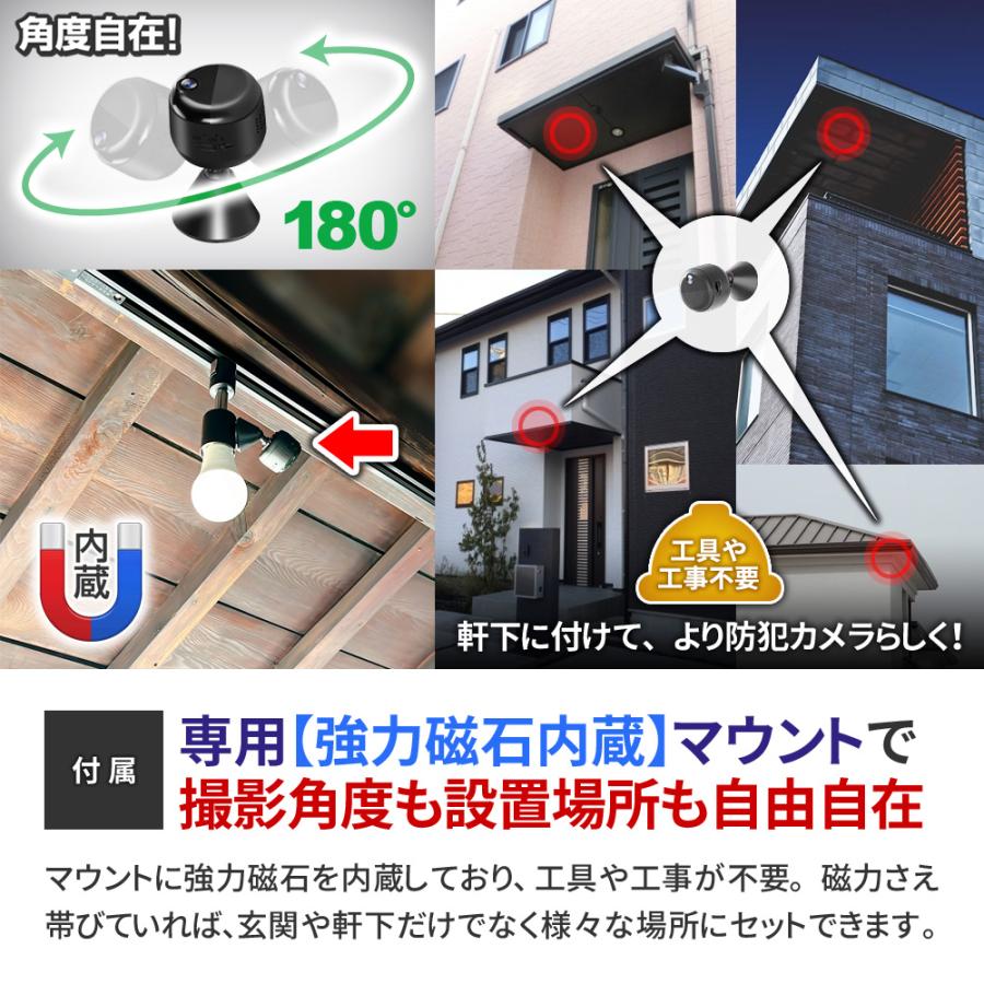 防犯カメラ 屋内 家庭用 見守り カメラ wifi 遠隔操作 小型カメラ