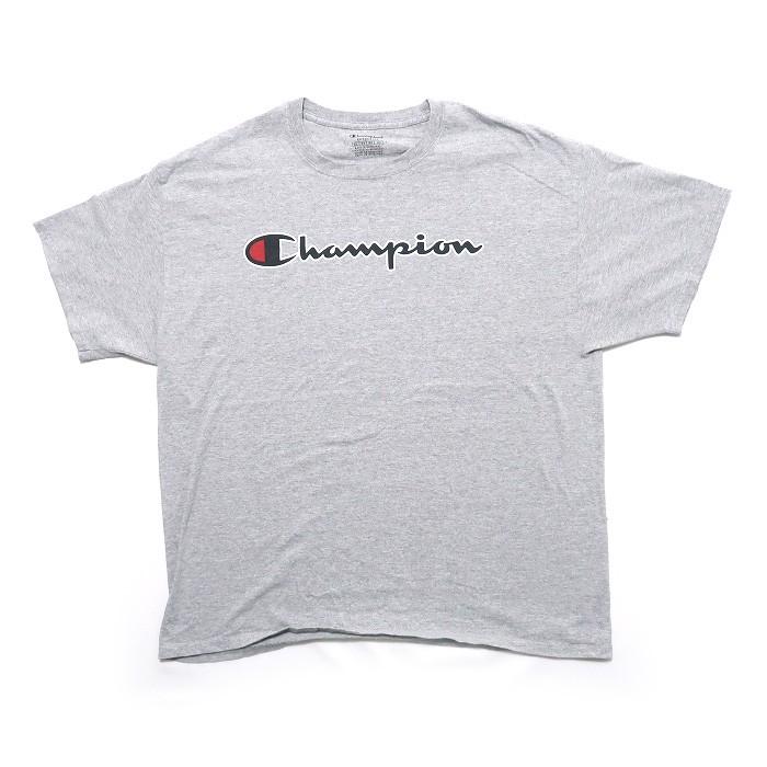 チャンピオン ロゴ Tシャツ グレー サイズ表記 Xl Tg Xg Gg Gd11056 東京高円寺 古着屋 Slut スラット 通販 Yahoo ショッピング