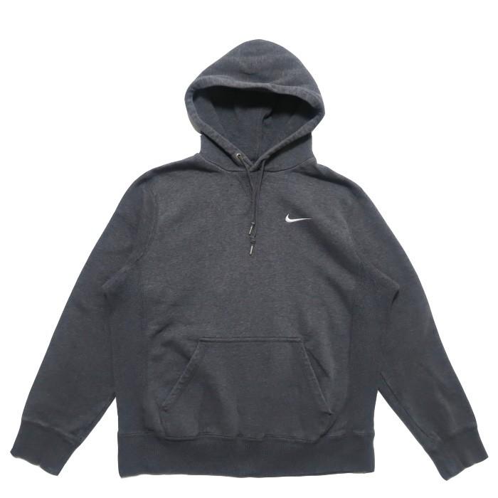 ナイキ ワンポイント ロゴ スウェットパーカー グレー サイズ表記 M Gd 東京高円寺 古着屋 Slut スラット 通販 Yahoo ショッピング