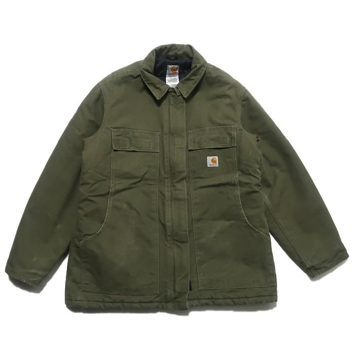 カーハート ダック ジャケット カバーオール グリーン サイズ表記 Medium Gd 東京高円寺 古着屋 Slut スラット 通販 Yahoo ショッピング