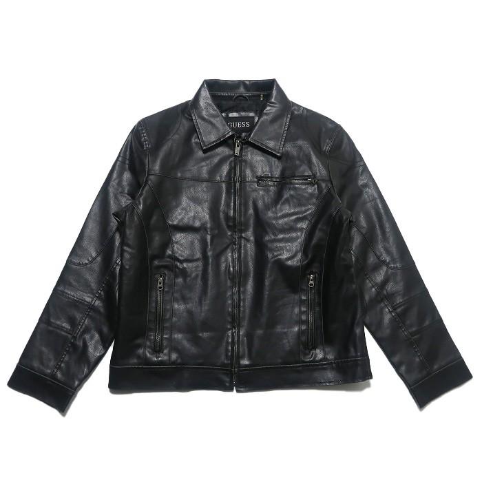 Guess ゲス レザー ジャケット サイズ表記 L Gd104 東京高円寺 古着屋 Slut スラット 通販 Yahoo ショッピング