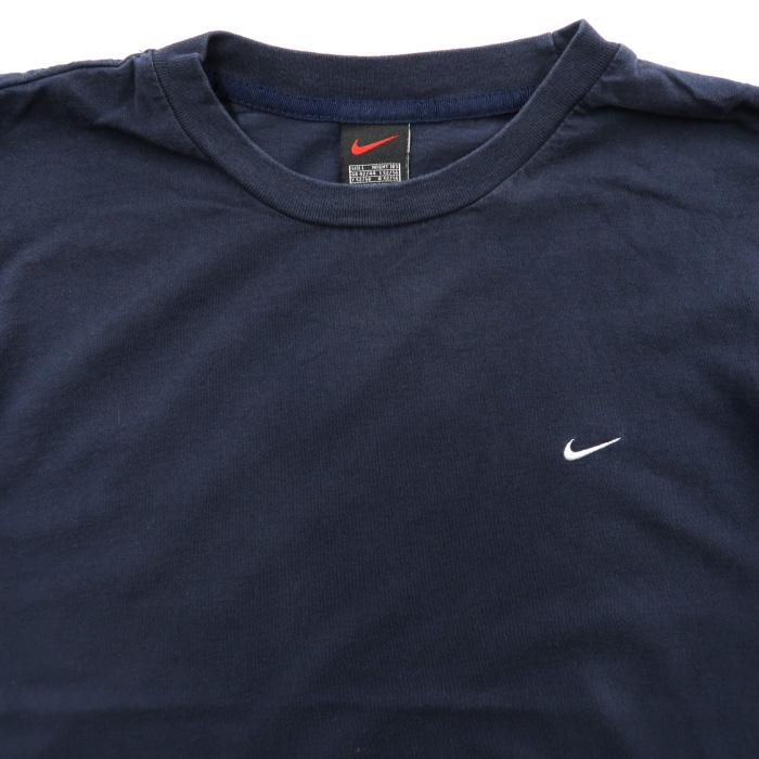 Nike ナイキ ロゴプリントtシャツ ネイビー サイズ表記 L Gd 東京高円寺 古着屋 Slut スラット 通販 Yahoo ショッピング