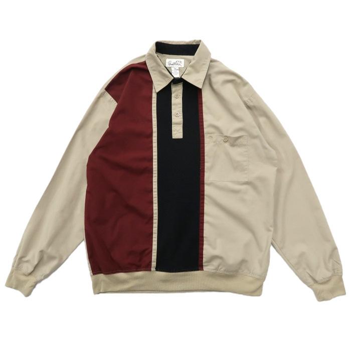 Arnold Palmer アーノルドパーマー プルオーバーシャツ 長袖 ベージュ バーガンディー サイズ表記 M Gd 東京高円寺 古着屋 Slut スラット 通販 Yahoo ショッピング