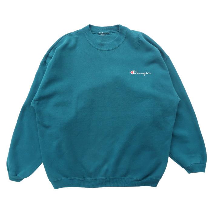 古着 Champion チャンピオン スウェット トレーナー エメラルドグリーン サイズ表記 Gd34171 東京高円寺 古着屋 Slut スラット 通販 Yahoo ショッピング