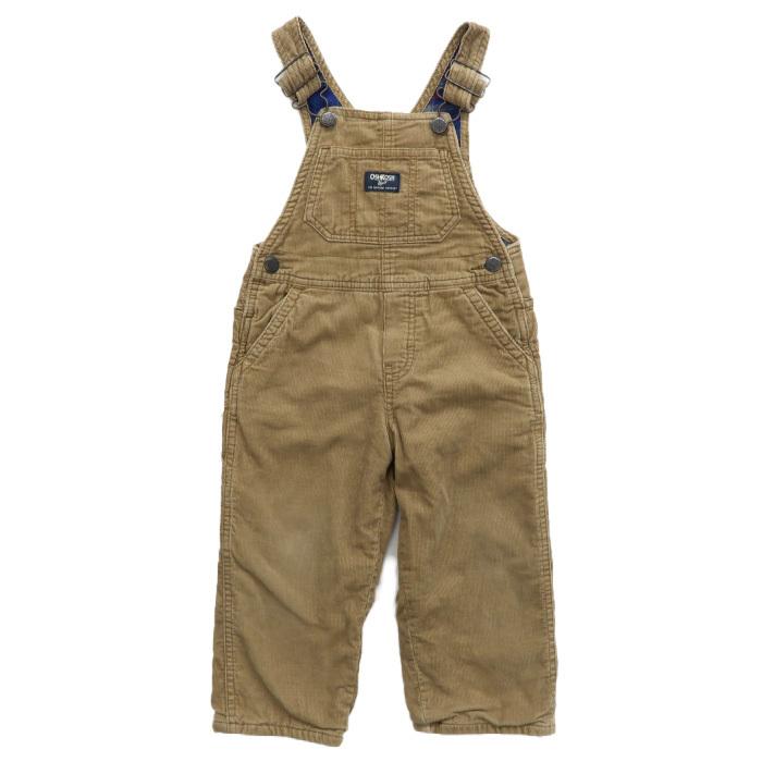 キッズ オシュコシュ Oshkosh コーデュロイ オーバーオール ベージュ サイズ表記 2t Gd 東京高円寺 古着屋 Slut スラット 通販 Yahoo ショッピング