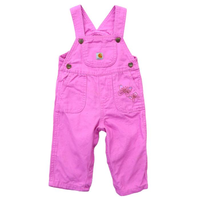 キッズ カーハート Carhartt ダック オーバーオール ピンク サイズ表記 12m Gd 東京高円寺 古着屋 Slut スラット 通販 Yahoo ショッピング
