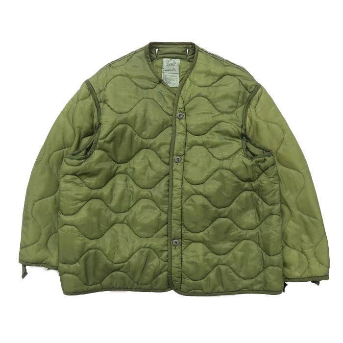 80年代 U S Army M 65 ライナージャケット キルティング グリーン ミリタリー 米軍 サイズ表記 Large Gd 東京高円寺 古着屋 Slut スラット 通販 Yahoo ショッピング