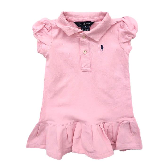 キッズ ラルフローレン Ralph Lauren ワンピース ポロシャツ ワンポイント ピンク サイズ表記 18m Gd 東京高円寺 古着屋 Slut スラット 通販 Yahoo ショッピング