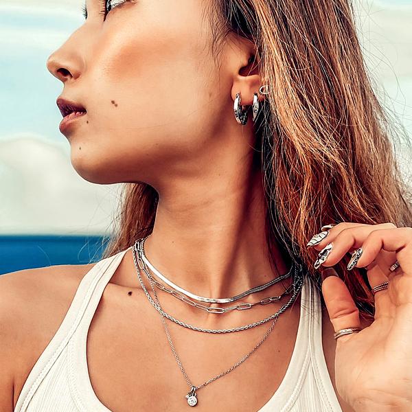 ハワイアンジュエリー ロープ ネックレス チェーン スクリュー ステンレス インスタ Forward 通販 Yahoo ショッピング