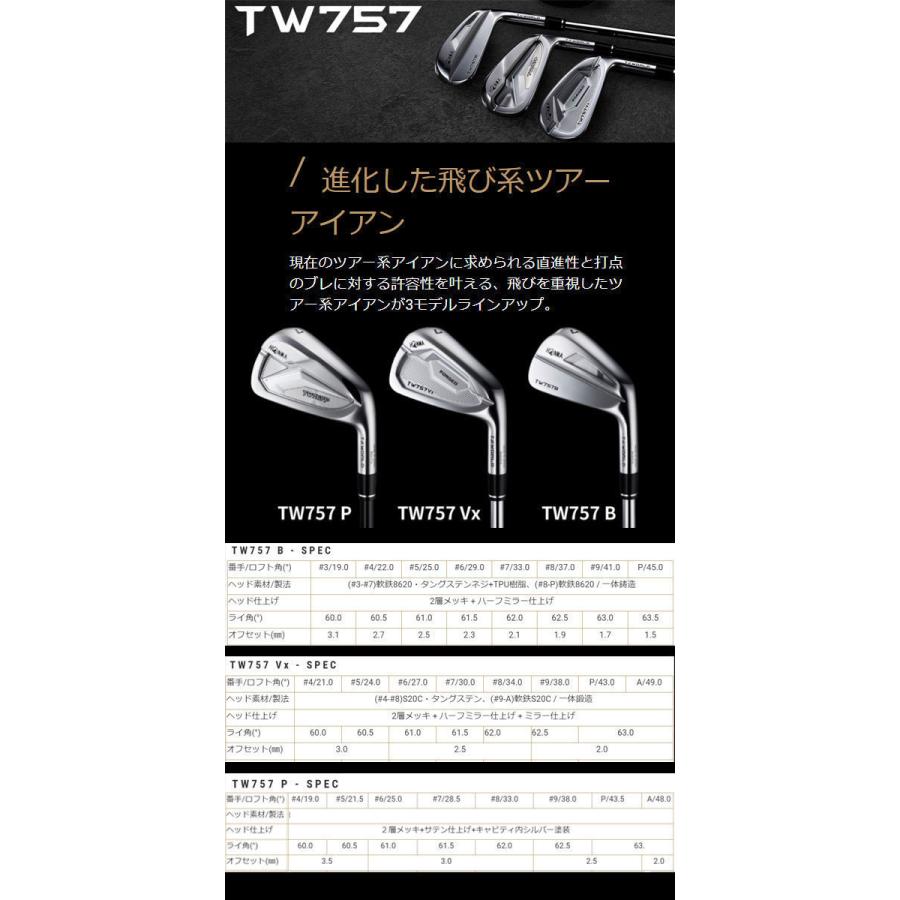 ホンマゴルフ TW757 アイアン (757B/757Vx/757P) [IB-WF 本間純正