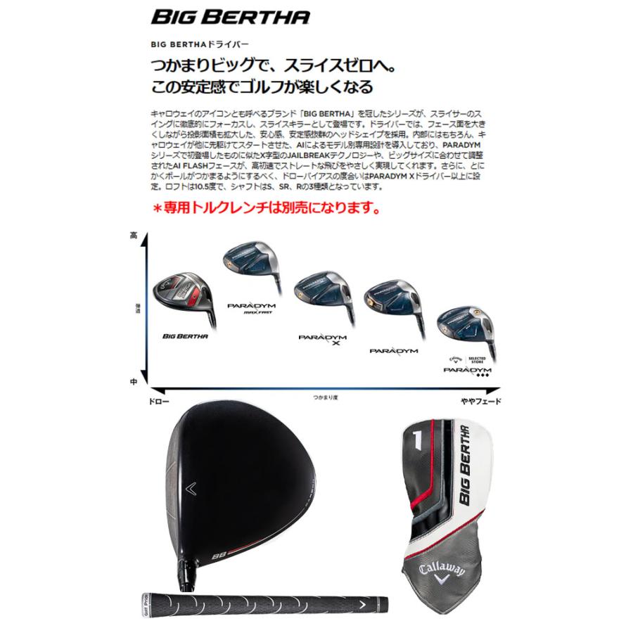 キャロウェイ ビッグバーサ ドライバー [スピーダーシリーズ] スピーダーNXグリーン/NX カーボンシャフト CALLAWAY BIG BERTHA｜forward-green｜02