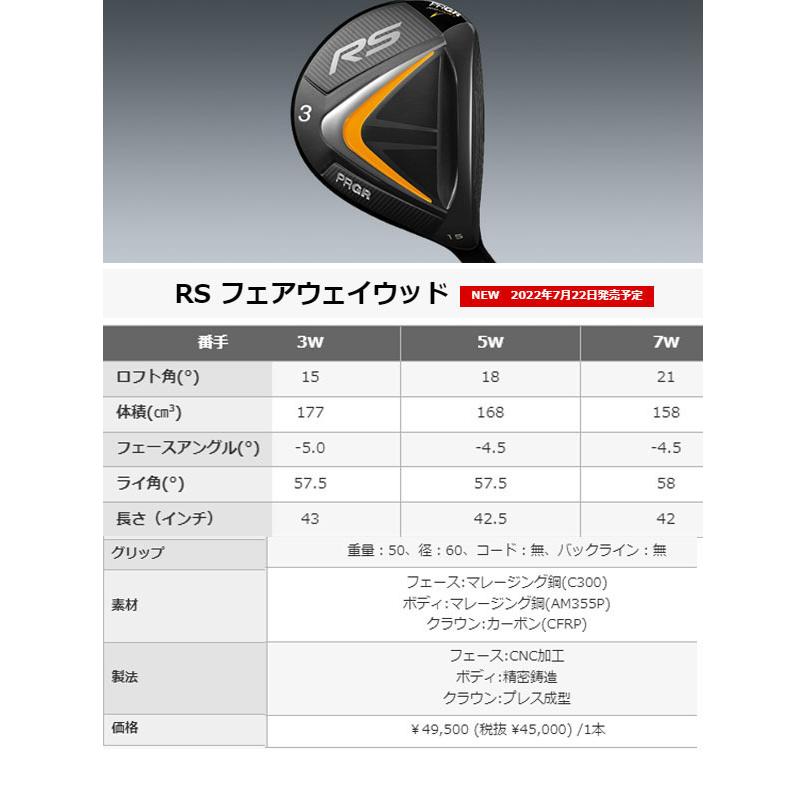PRGR プロギア RS JUST(アールエス ジャスト) フェアウェイ
