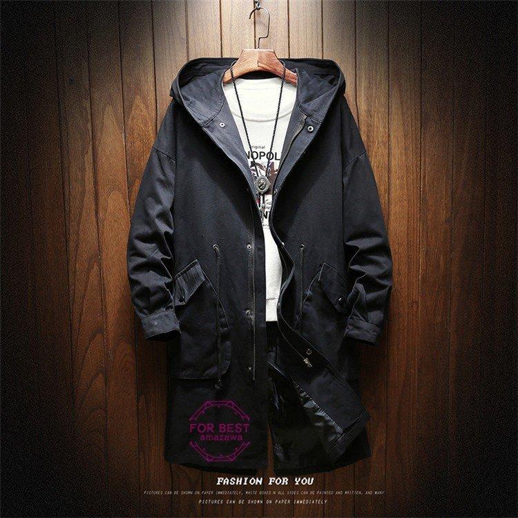 Seal限定商品 マウンテンパーカー メンズ 秋冬 カジュアル ブルゾン おしゃれ ウィンドブレーカー ロングコート ジャケット ロング丈 メンズ マウンテンパーカー ロングコート ジャケット ロング丈 ジャケット Headshotsbar Com