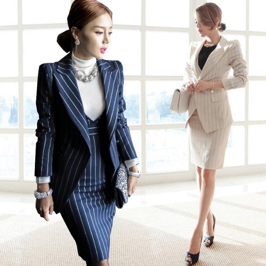 おしゃれ 着痩せ レディース タイトワンピース 代30代40代 春秋夏 2点セット ストライプ 長袖スーツ ワンピース オフィス 卒業式 ビジネス ワンピーススーツ サイズ M Www Bollywoodpapa Com