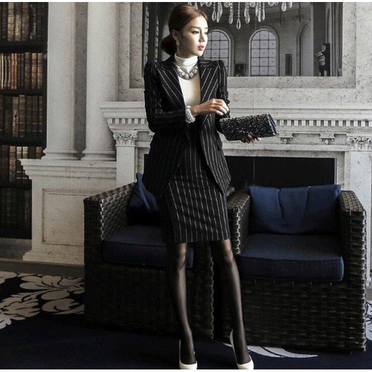 おしゃれ 着痩せ レディース タイトワンピース 代30代40代 春秋夏 2点セット ストライプ 長袖スーツ ワンピース オフィス 卒業式 ビジネス ワンピーススーツ サイズ M Www Bollywoodpapa Com