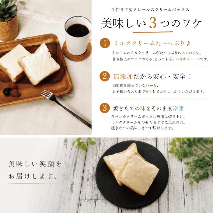 クリームボックス 1箱10個入 お取り寄せ 福島 郡山 名物 ご当地パン