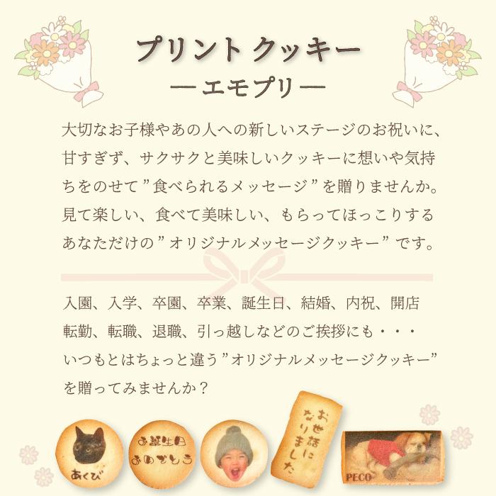 プリントクッキー エモプリ 名入れ お世話になっております（個包装） 1箱9枚入 5.5cm 固定文字 メッセージ付き 福島県 お菓子 ギフト お中元 お歳暮 贈答品｜foryou-gift｜05