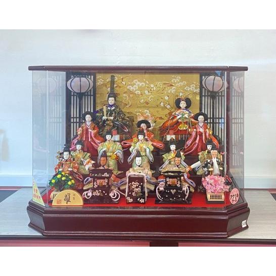 雛人形 コンパクト ケース飾り 清玉作 芥子親王 アクリルケース 選べる