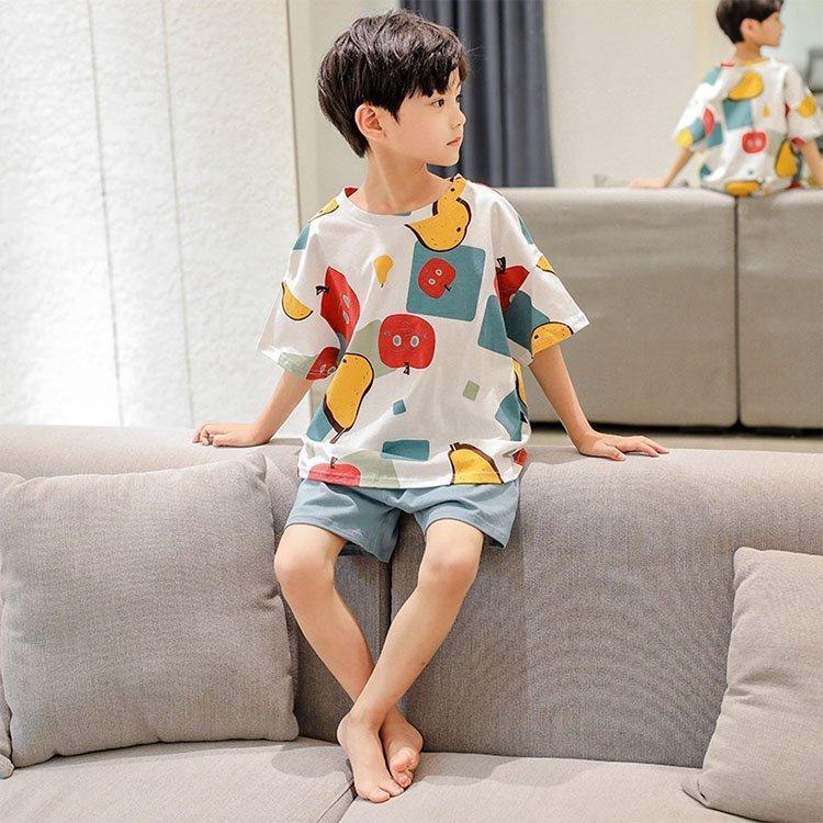 子供パジャマ 半袖 キッズパジャマ 男の子 おしゃれ ガールズルームウェア 綿ルームウェア こどもパジャマ ジュニア 部屋着 寝巻き110 160cm Kidad0 Little Bee 通販 Yahoo ショッピング