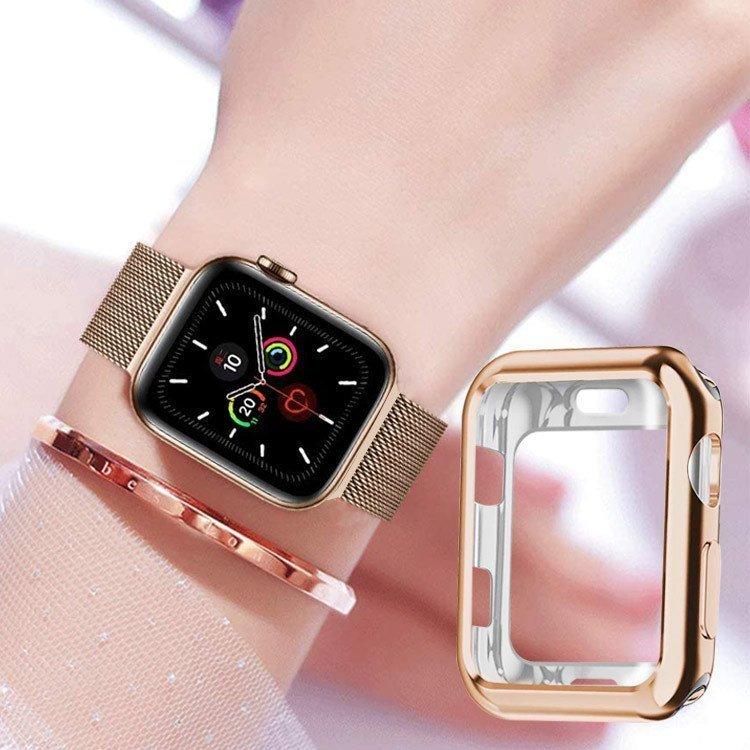 第1位獲得！】 アップルウォッチキラキラ プレミアムカバー ゴールド