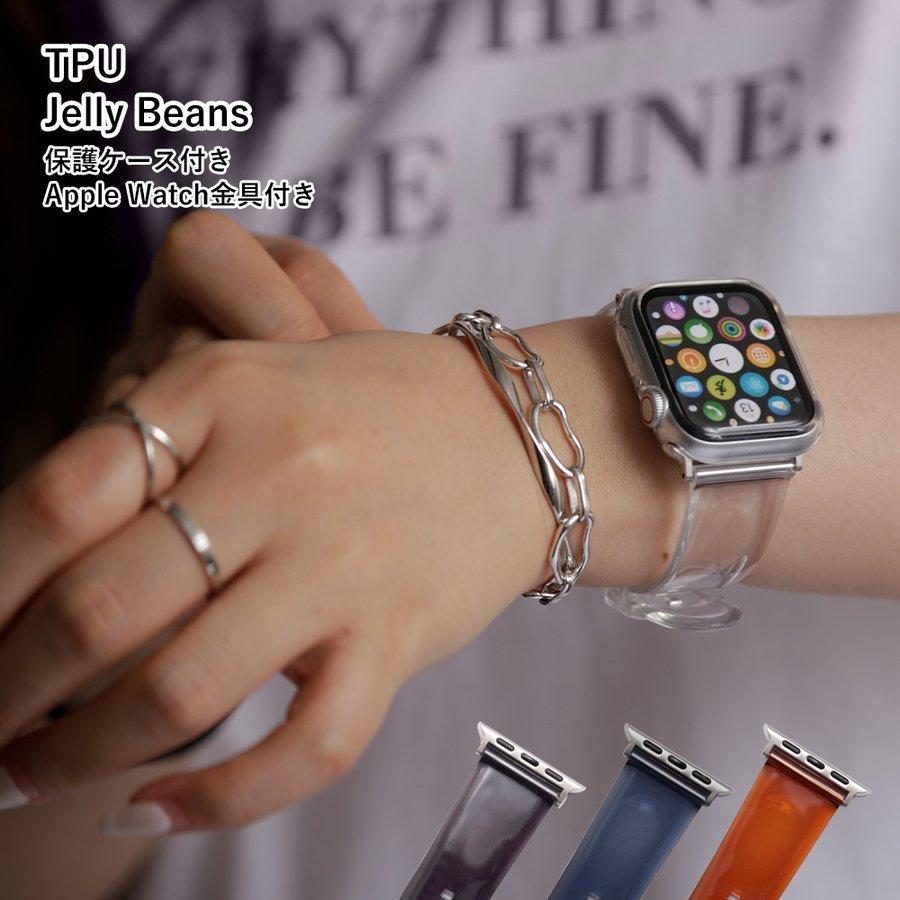 Apple Watch バンド Se Series 6 3 7 時計ベルト クリア Tpu 女性 男性 40mm 44mm 41mm 45mm おしゃれ レディース アップルウォッチ6 Se 3 Watchacbb Little Bee 通販 Yahoo ショッピング