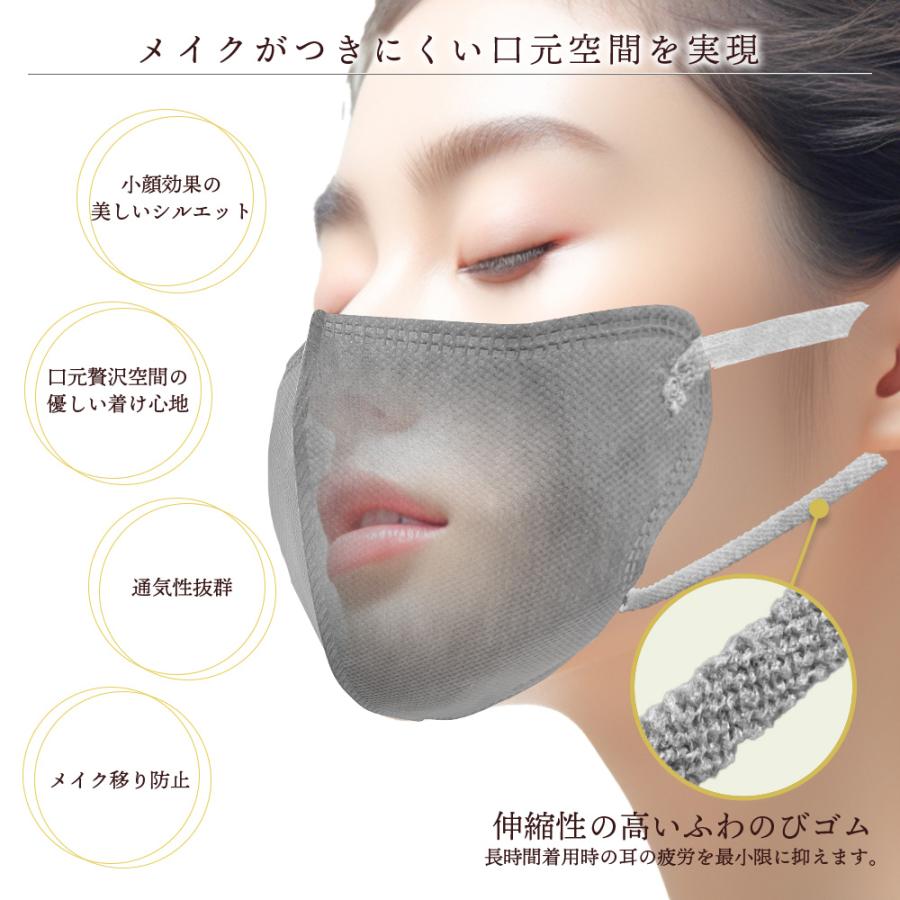 20枚入 × 3箱セット 合計 60枚 3Dマスク カラー マスク 日本製 バイ
