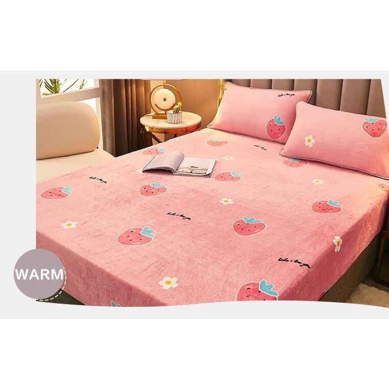 即納 ベビー用寝具 ベッド 可愛いダブルシングル枕カバーマットレスカバー滑り止めおしゃれ 秋冬防寒対策 超暖か 裏起毛ベッドシーツ寝具3点セット保温防寒 ボックスシーツ敷き布団ベッドカバー毛布快眠シート敷きパッド洗える抗菌ダニ防止人気 Www Threeriversofs Com