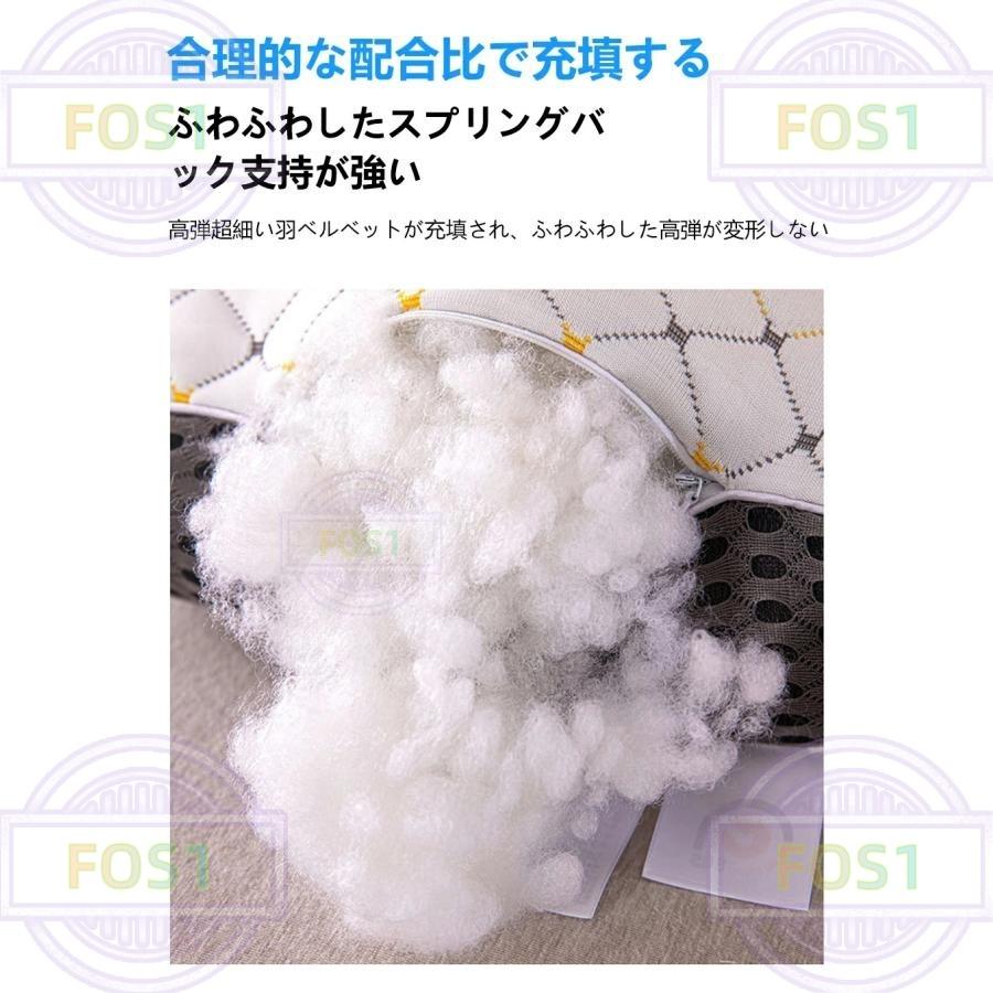 枕 ストレートネック 枕 まくら 肩こり 首こり 低反発枕 いびき 防止 横向き 仰向け 枕 横向き寝 頚椎安定型 首が痛くならない 背中が凝らない枕 通気性抜群 |  | 13