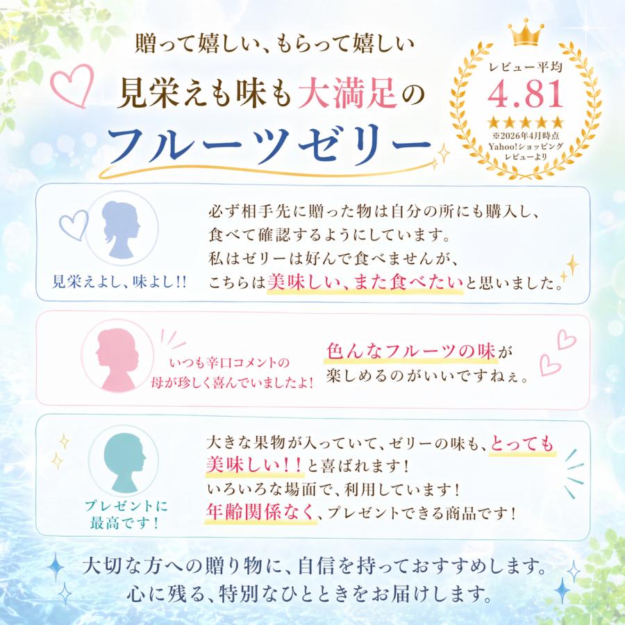 foucher ゼリー　4箱セット FOUCHER（フーシェ） お中元 2026 ゼリー ギフト 父の日 10個入り 花